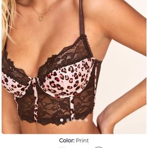 New with Tags Lisette Bra Leopard Print Size 38C